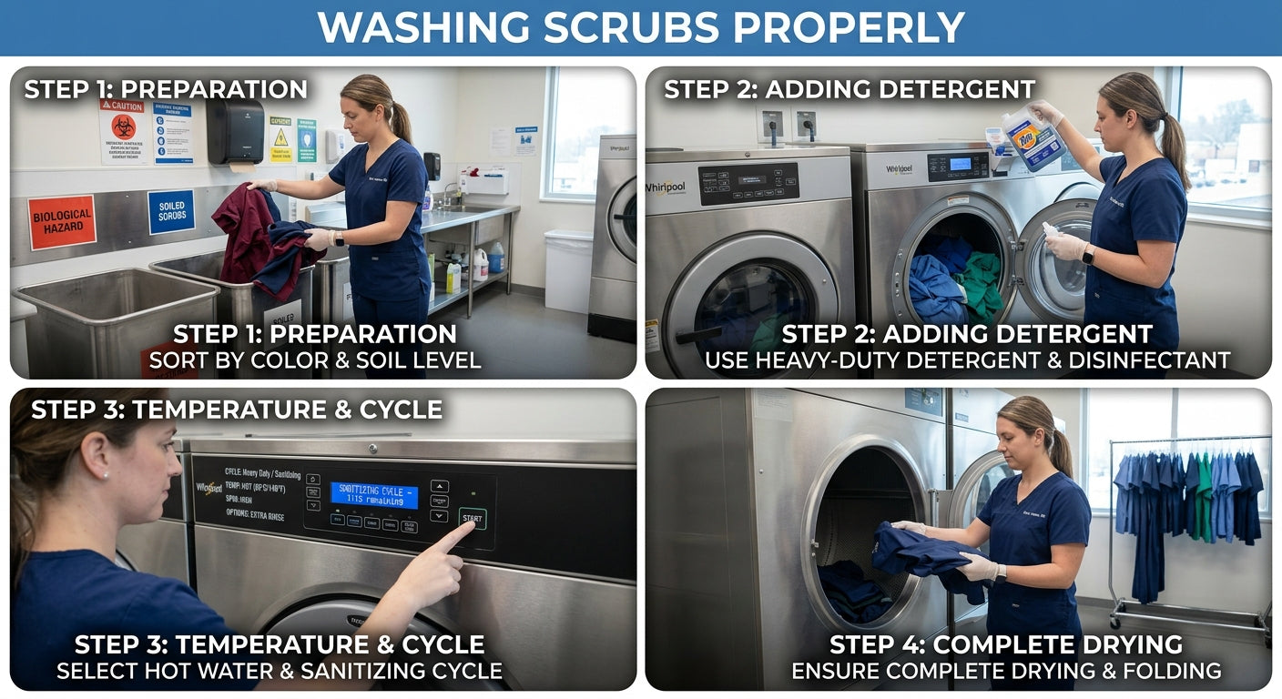 How to Wash Scrubs Properly: A Complete Care Guide for Healthcare Teams