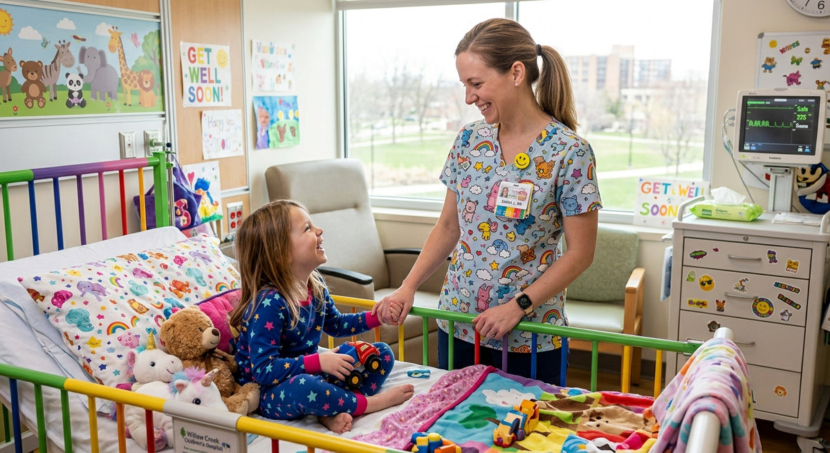 Creating a Calming Pediatric Environment with Wholesale Medical Uniforms