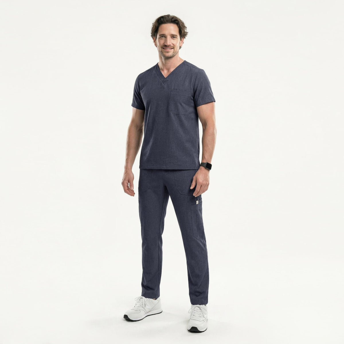 Zenir | M-3-Pocket Scrub Top