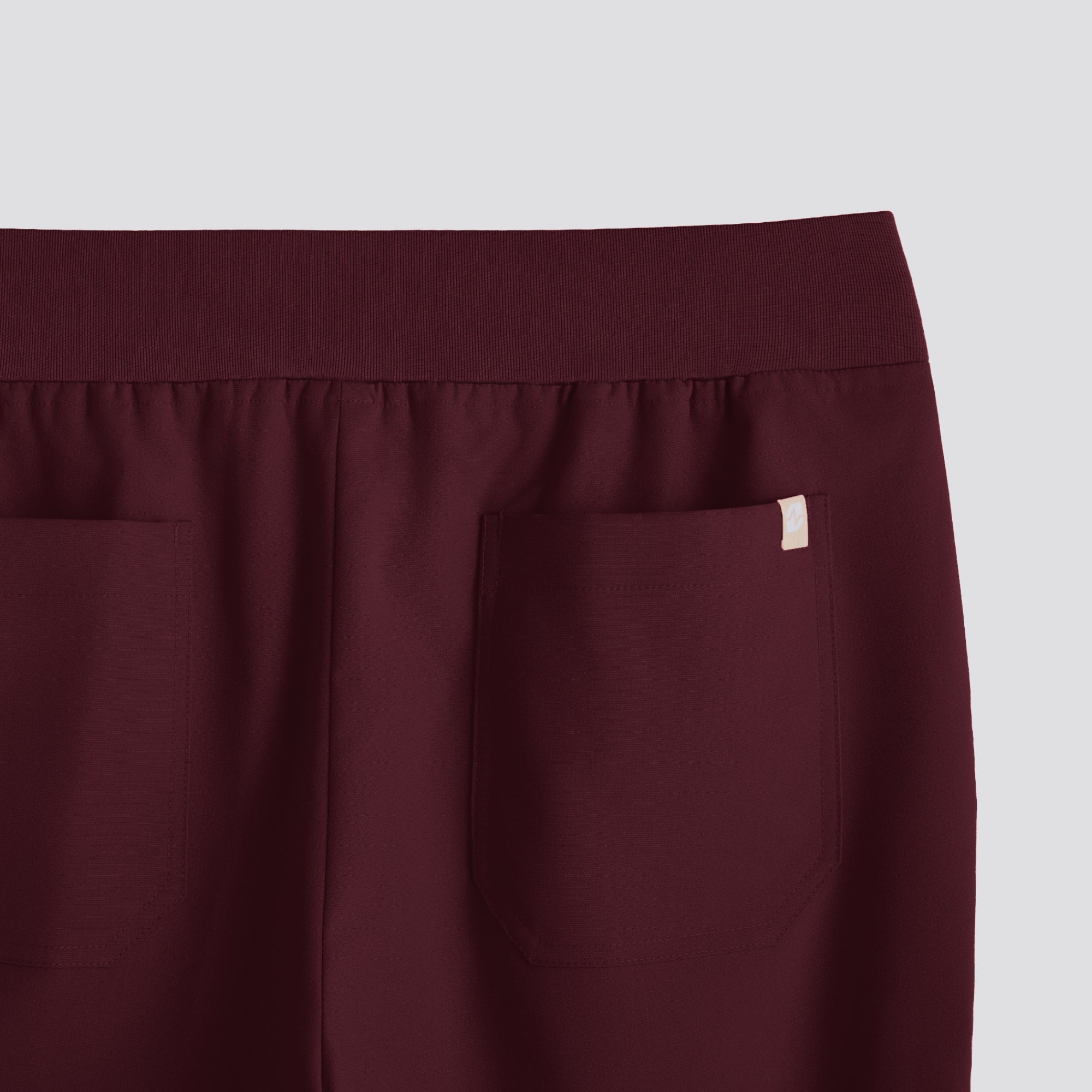 Zenir | Women's Easy-Fit Jogger Scrub Pants - Burgundy