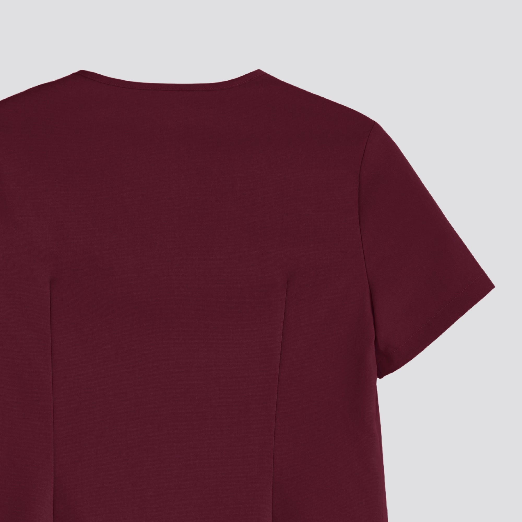 Zenir | Women's VersaPocket Scrub Top - Burgundy