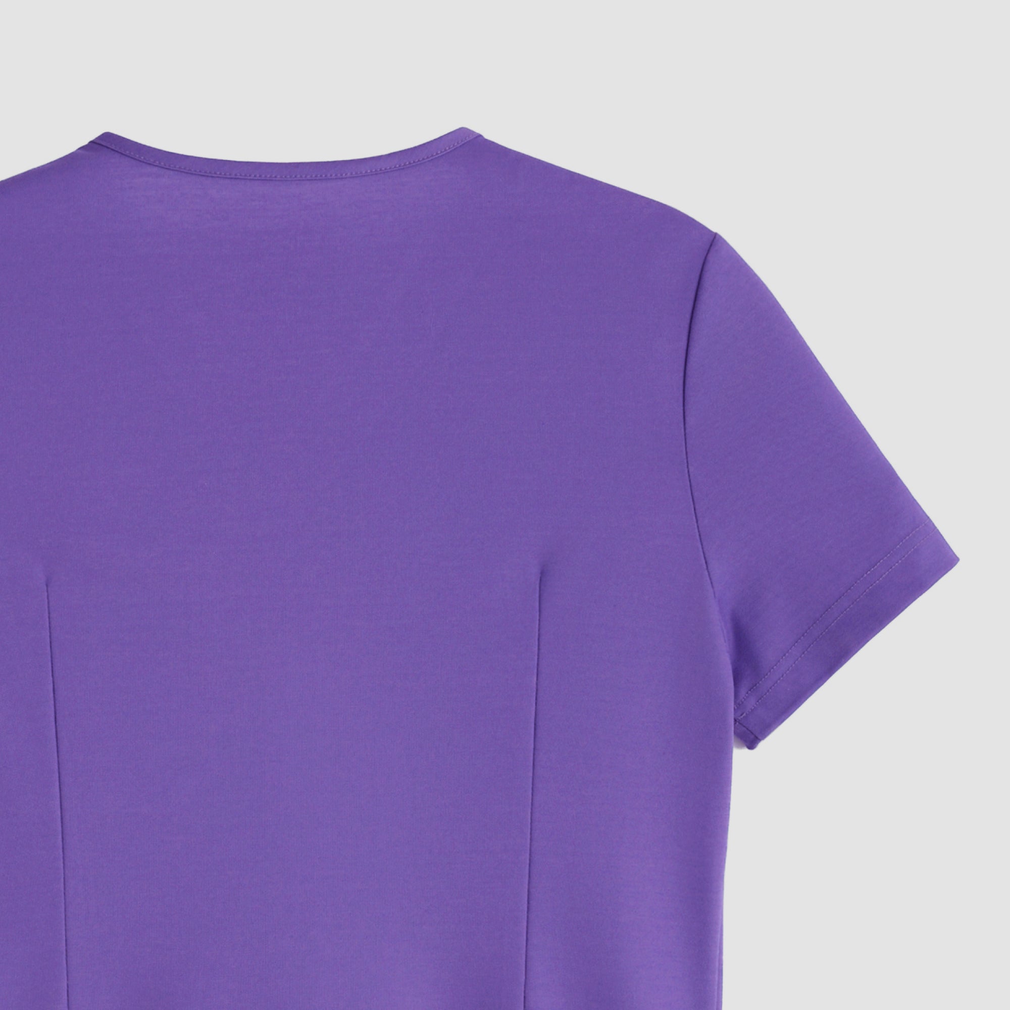 Zenir | Women's Soft Stretch Scrub Top - Eggplant