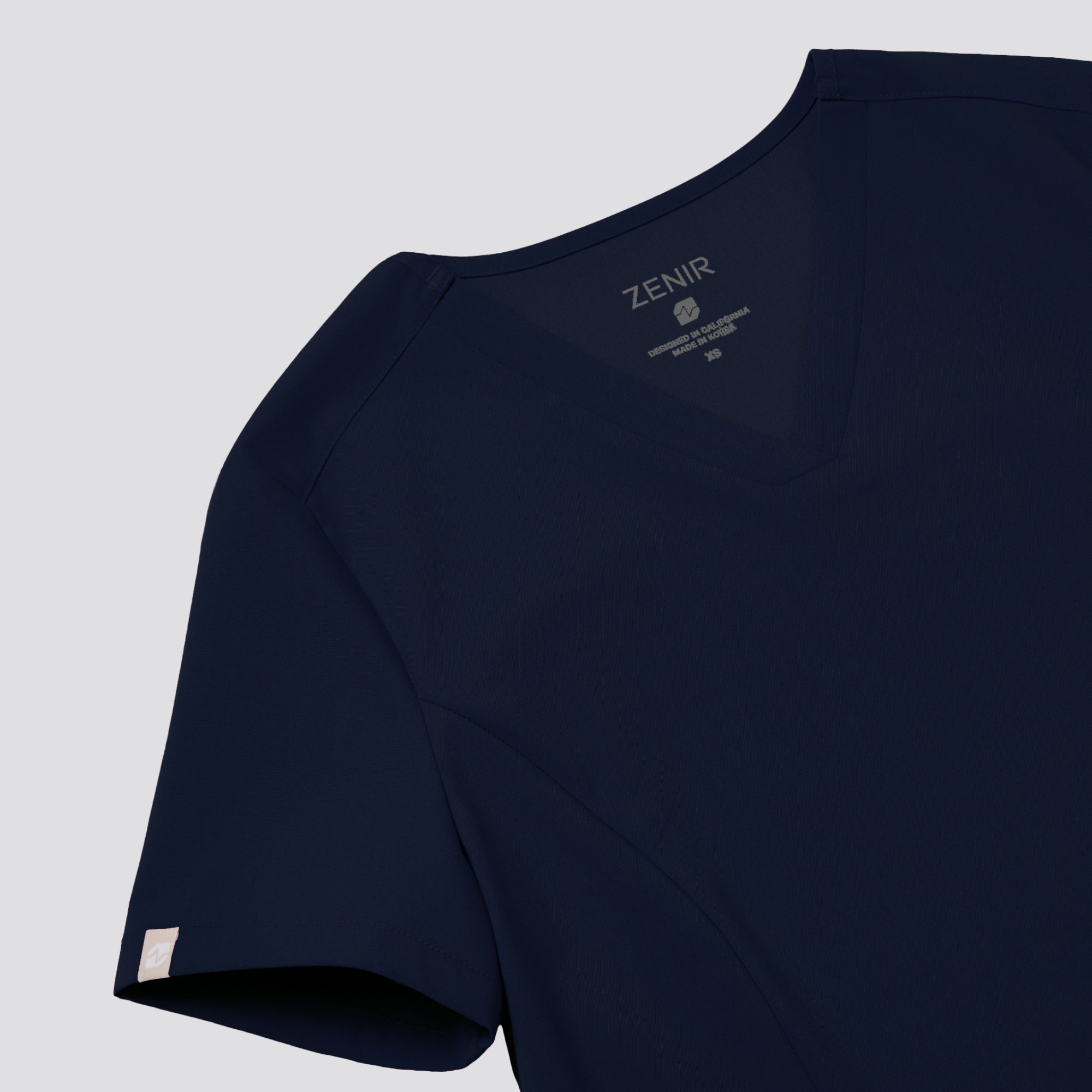 Zenir | Women's VersaPocket Scrub Top - Navy