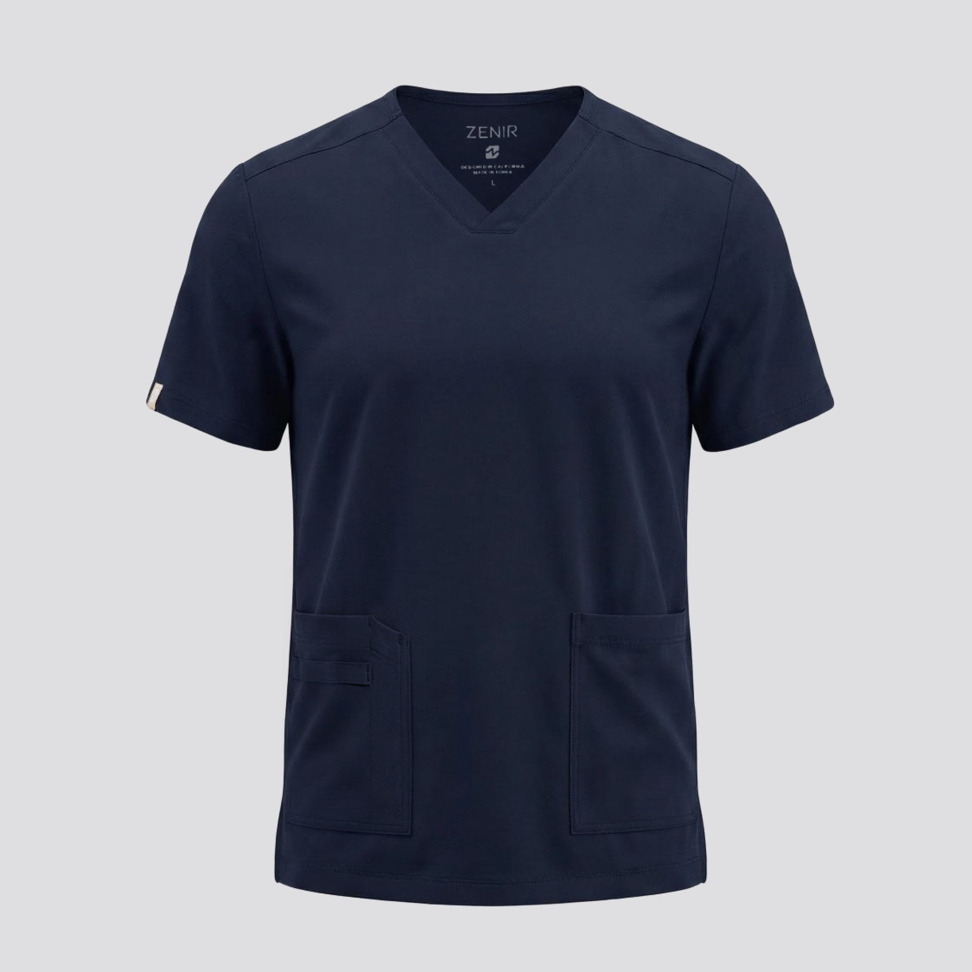 Zenir | Men's VersaPocket Scrub Top - Navy