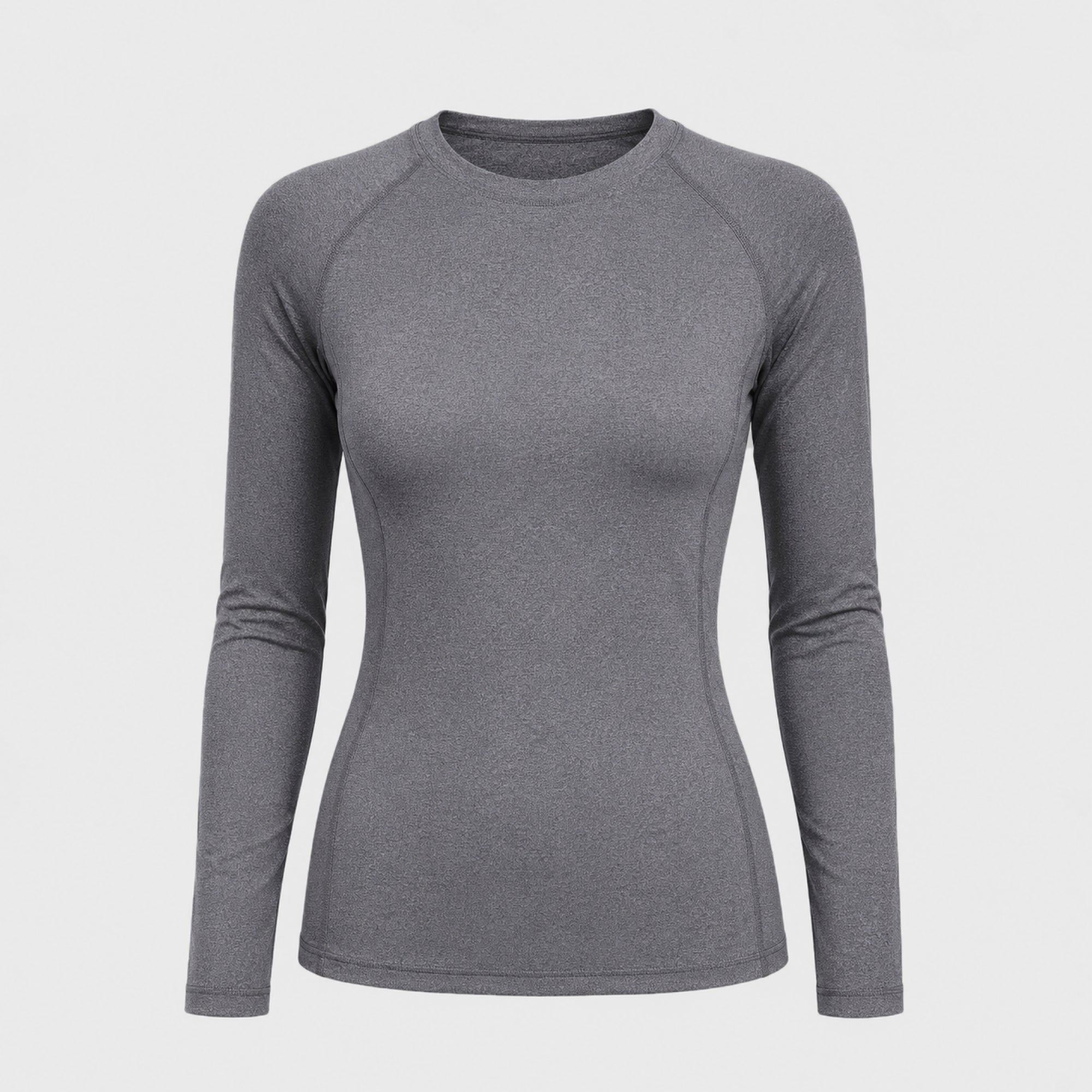 Zenir | Women's Essential Underscrub Top - Stone Gray