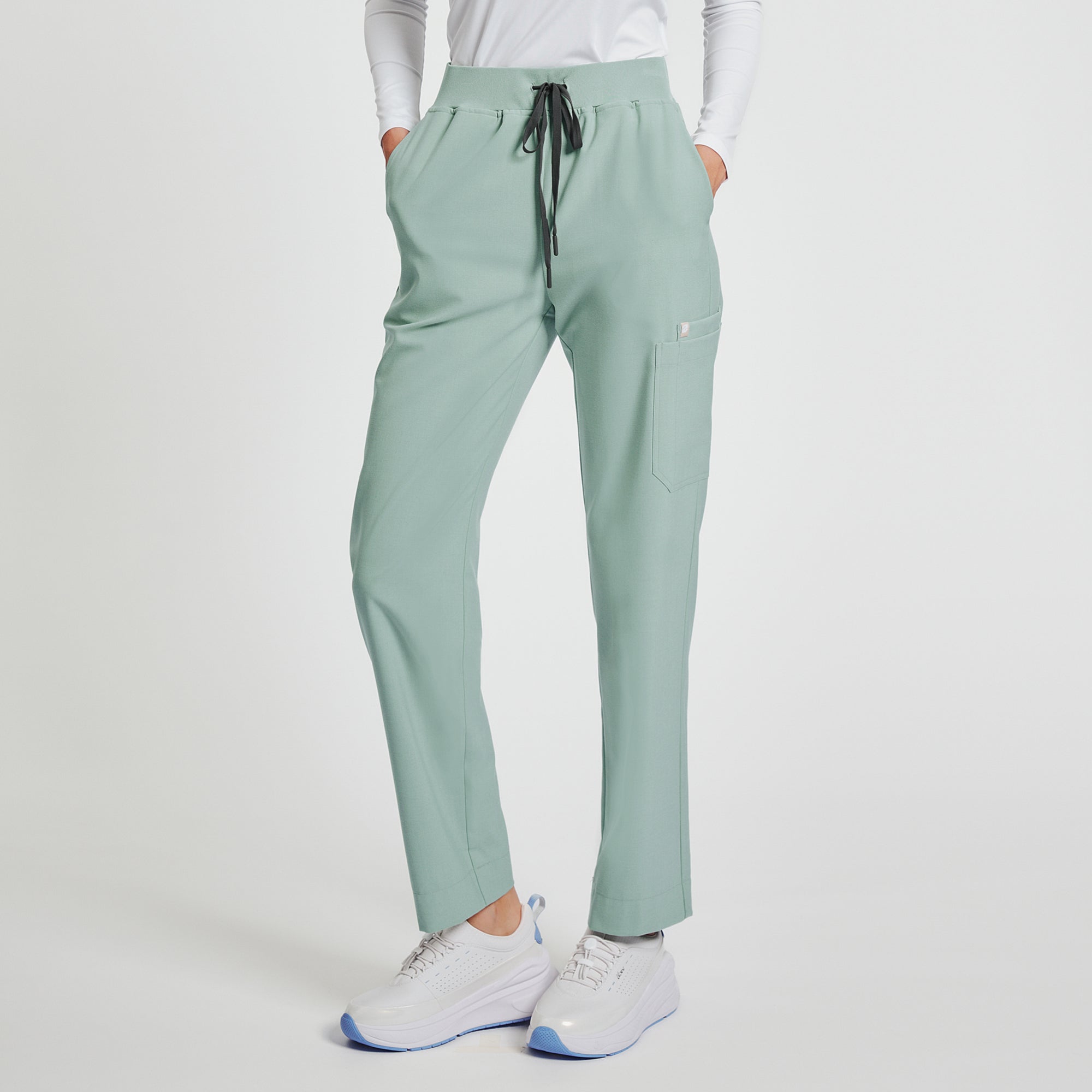 Zenir | Women's Signature Straight Scrub Pants - Sage Green