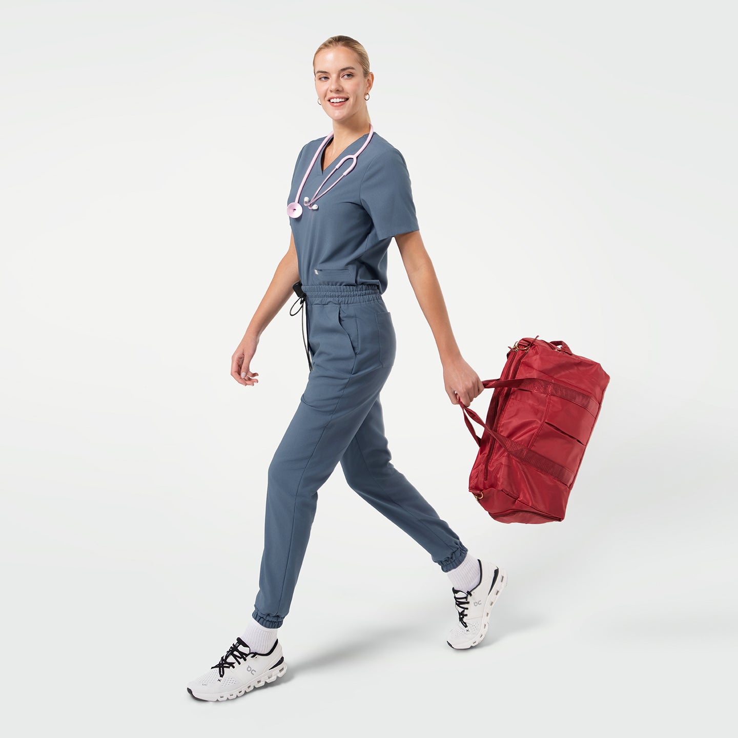 Zenir | W-Double Pocket Scrub Top