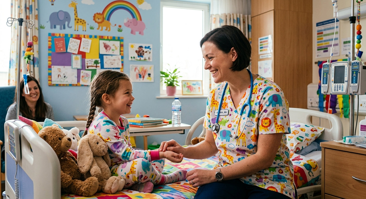 Vibrant Care: How Colorful Wholesale Scrubs Transform Pediatric Clinics
