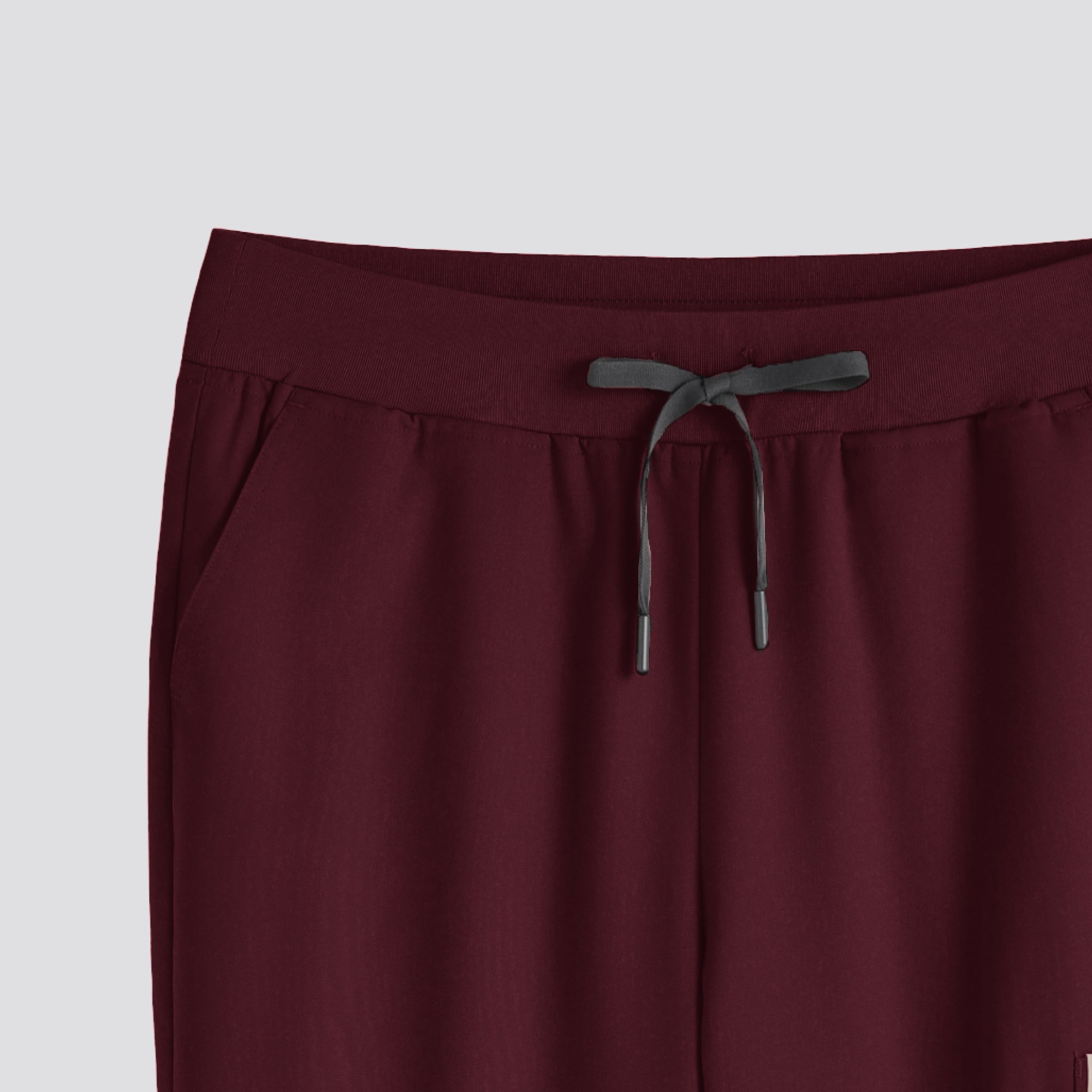 Zenir | Women's Easy-Fit Jogger Scrub Pants - Burgundy