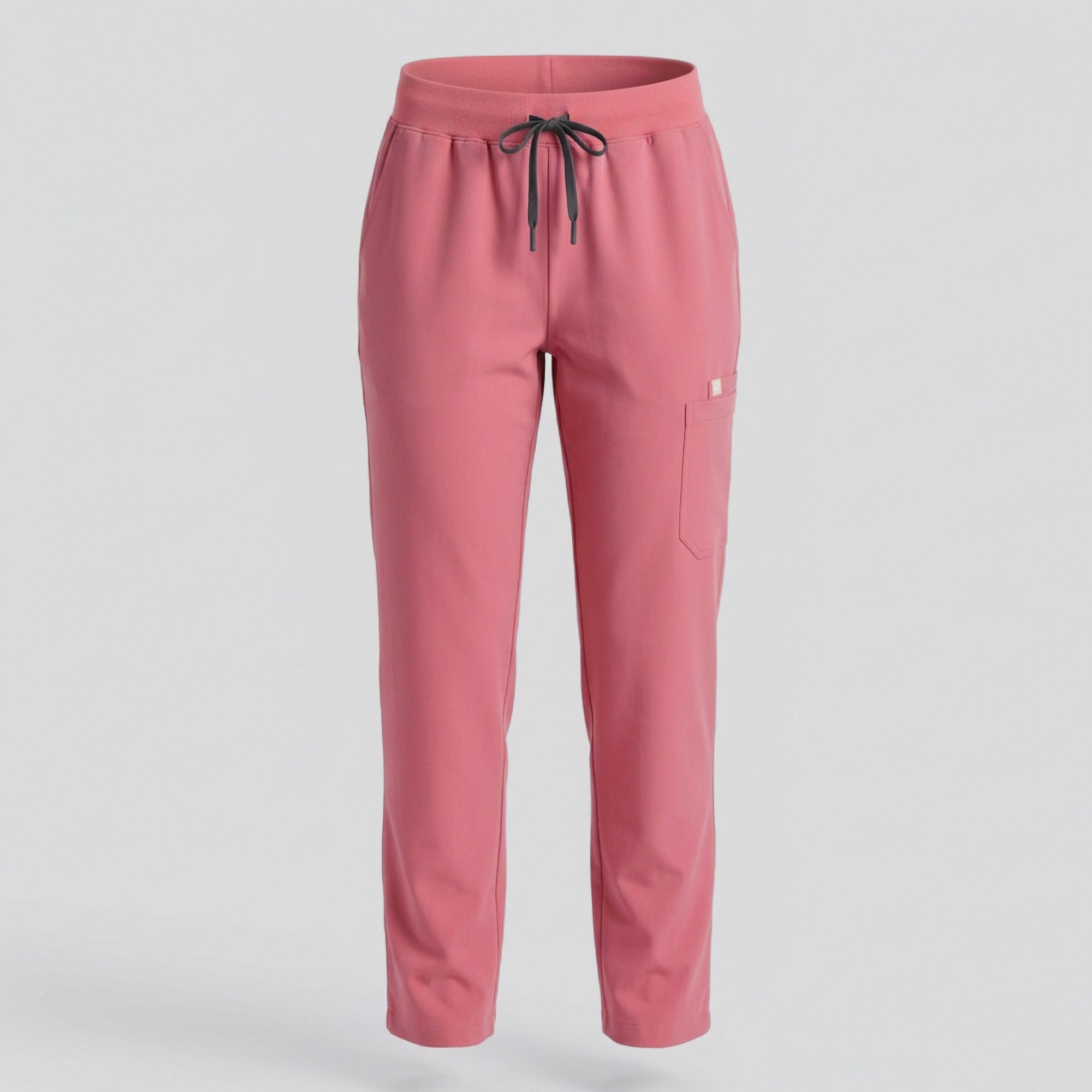 Zenir | Women's Signature Straight Scrub Pants - Coral Pink