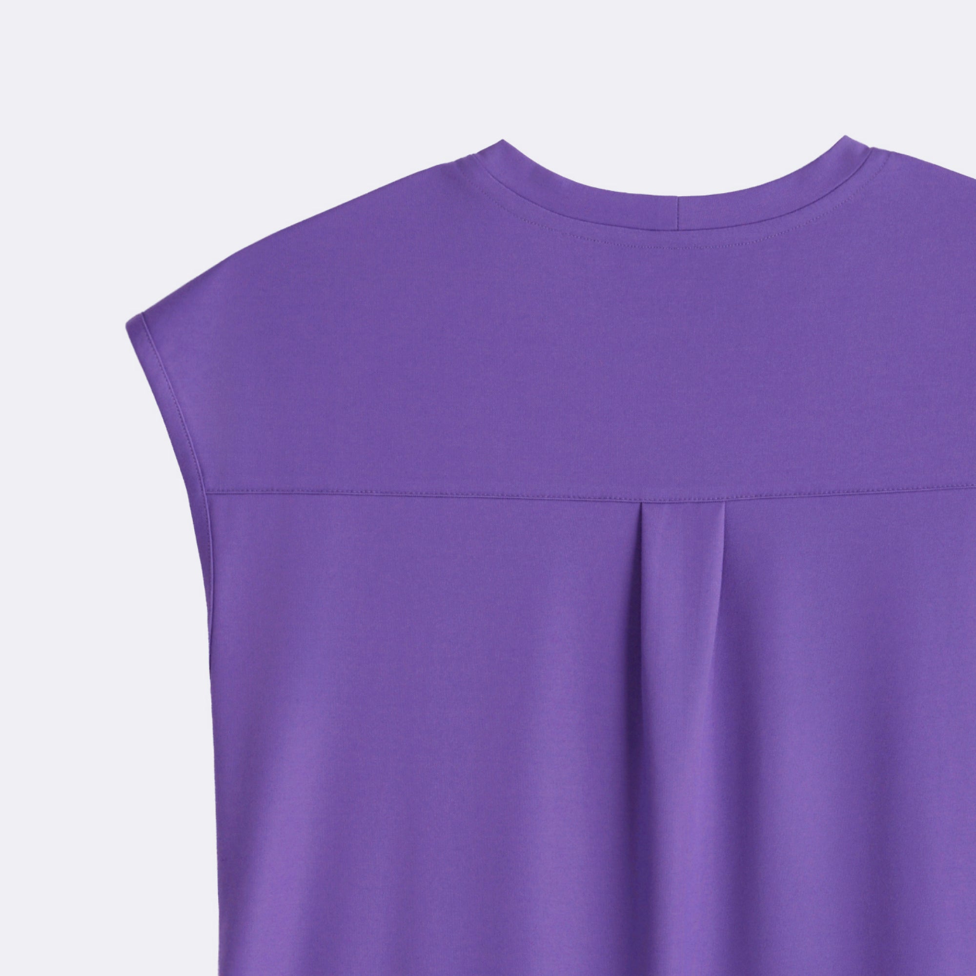 Zenir | Women's Soft Stretch Crewneck Scrub Top - Eggplant