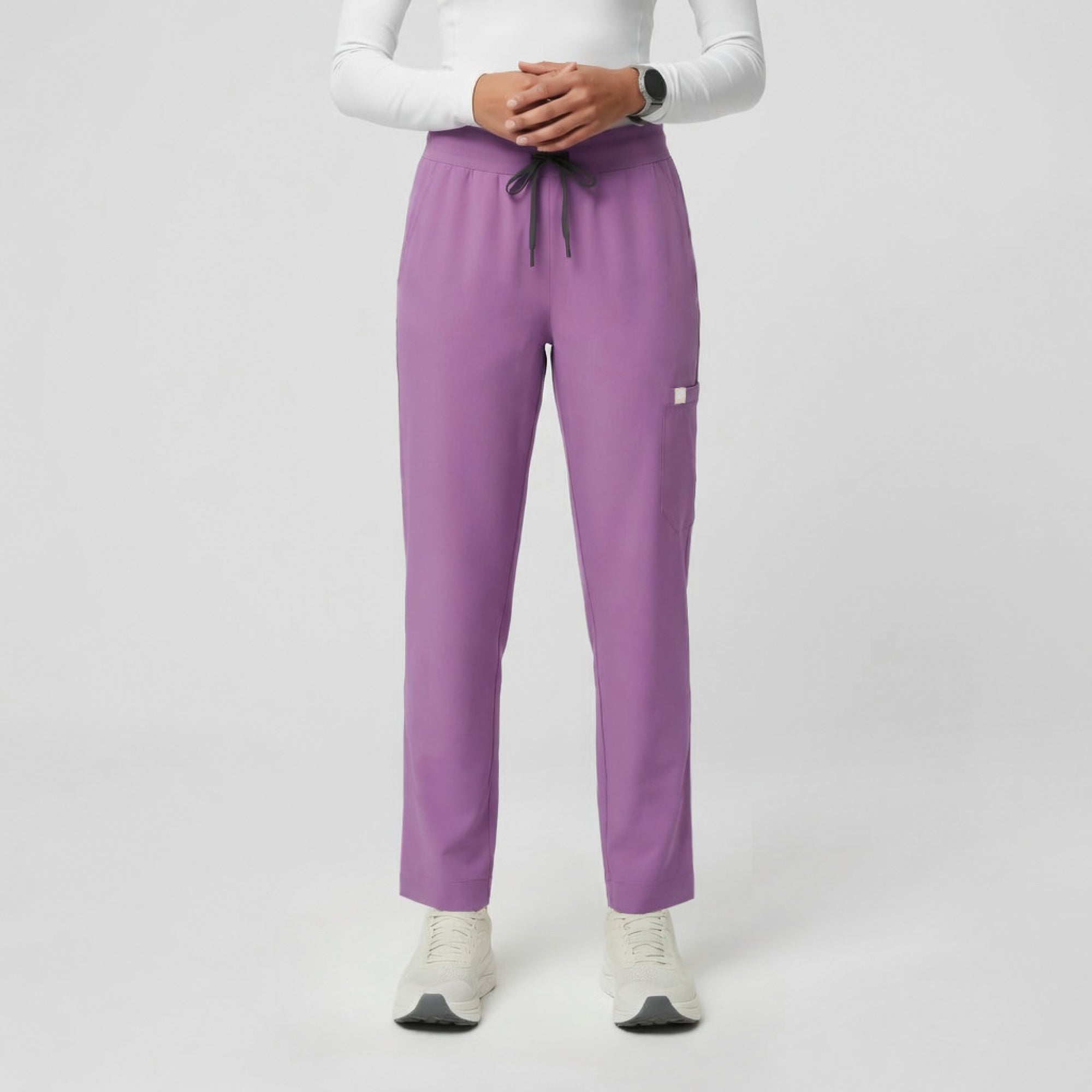 Zenir | Women's Signature Straight Scrub Pants - Mauve Pink