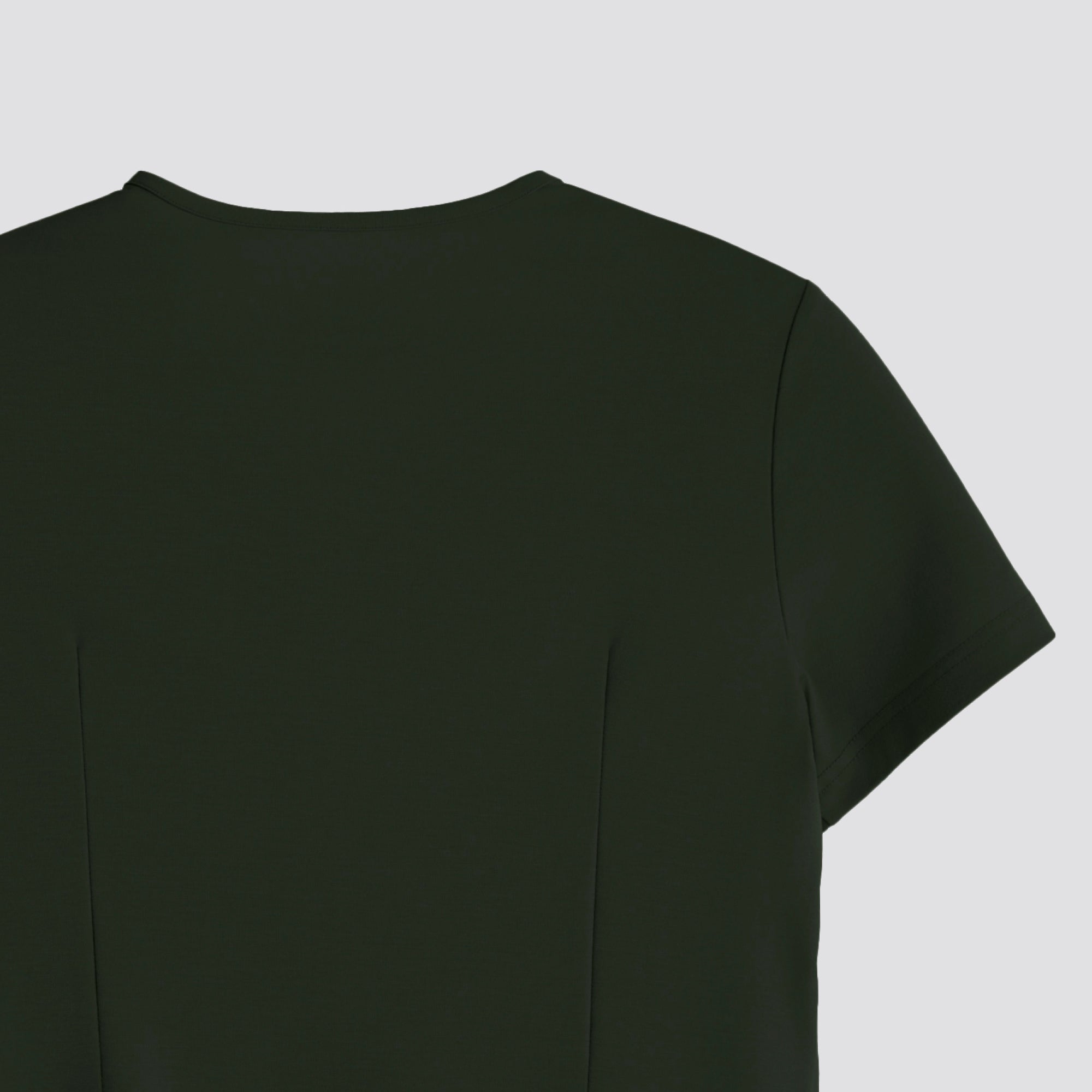 Zenir | Women's Soft Stretch Scrub Top - Olive Green