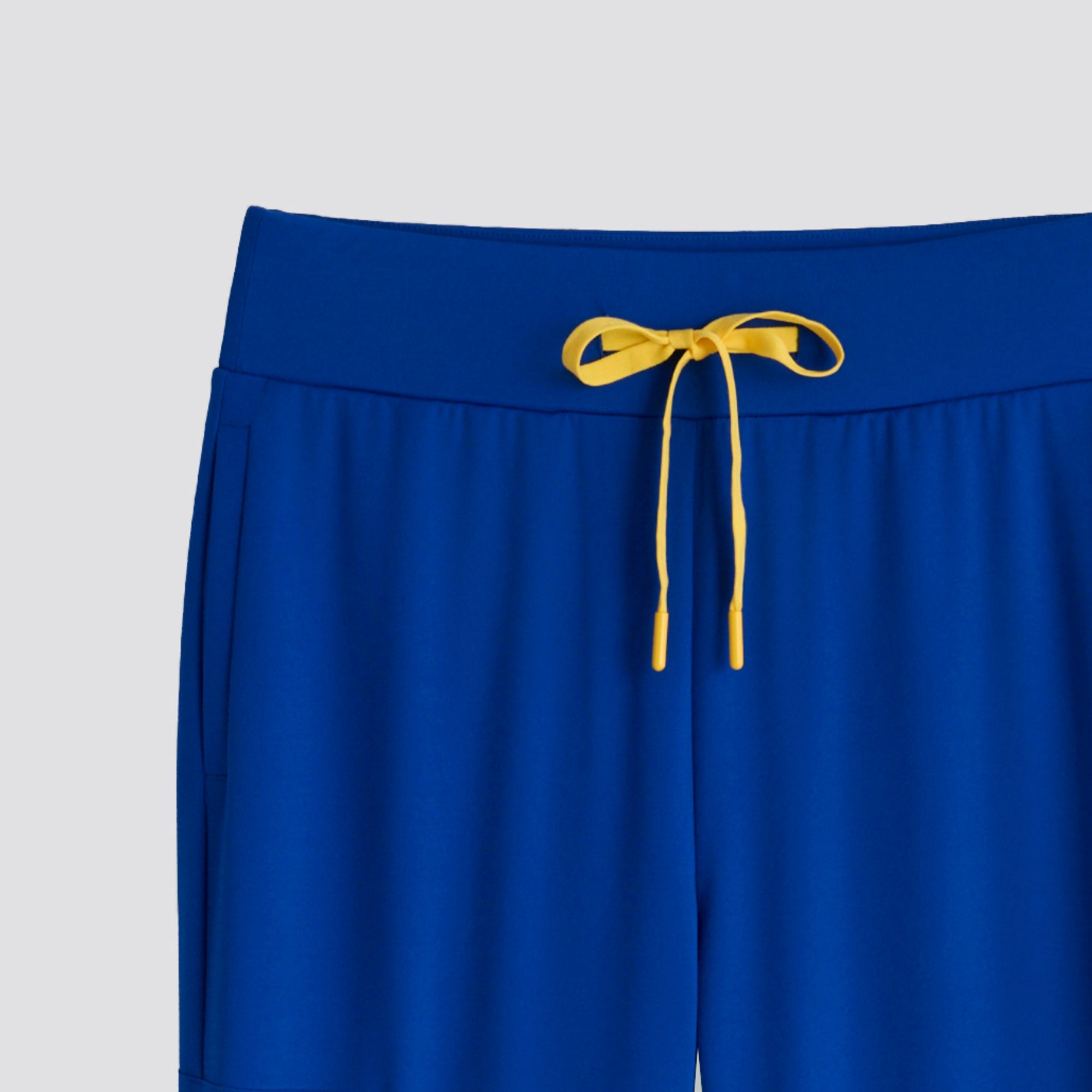 Zenir | Women's Soft Stretch High Waisted Flare Scrub Pants - Royal Blue