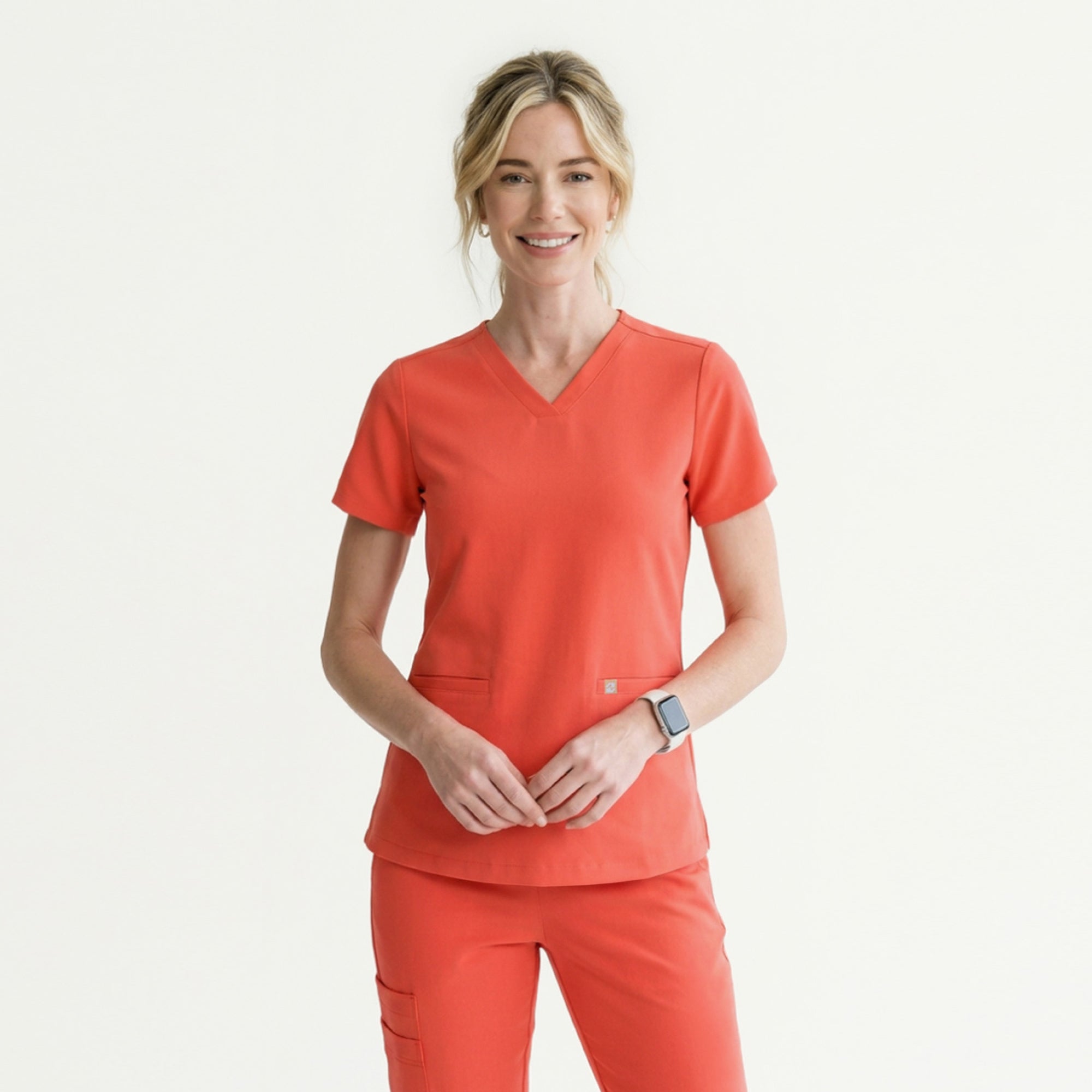 Zenir | W-Double Pocket Scrub Top