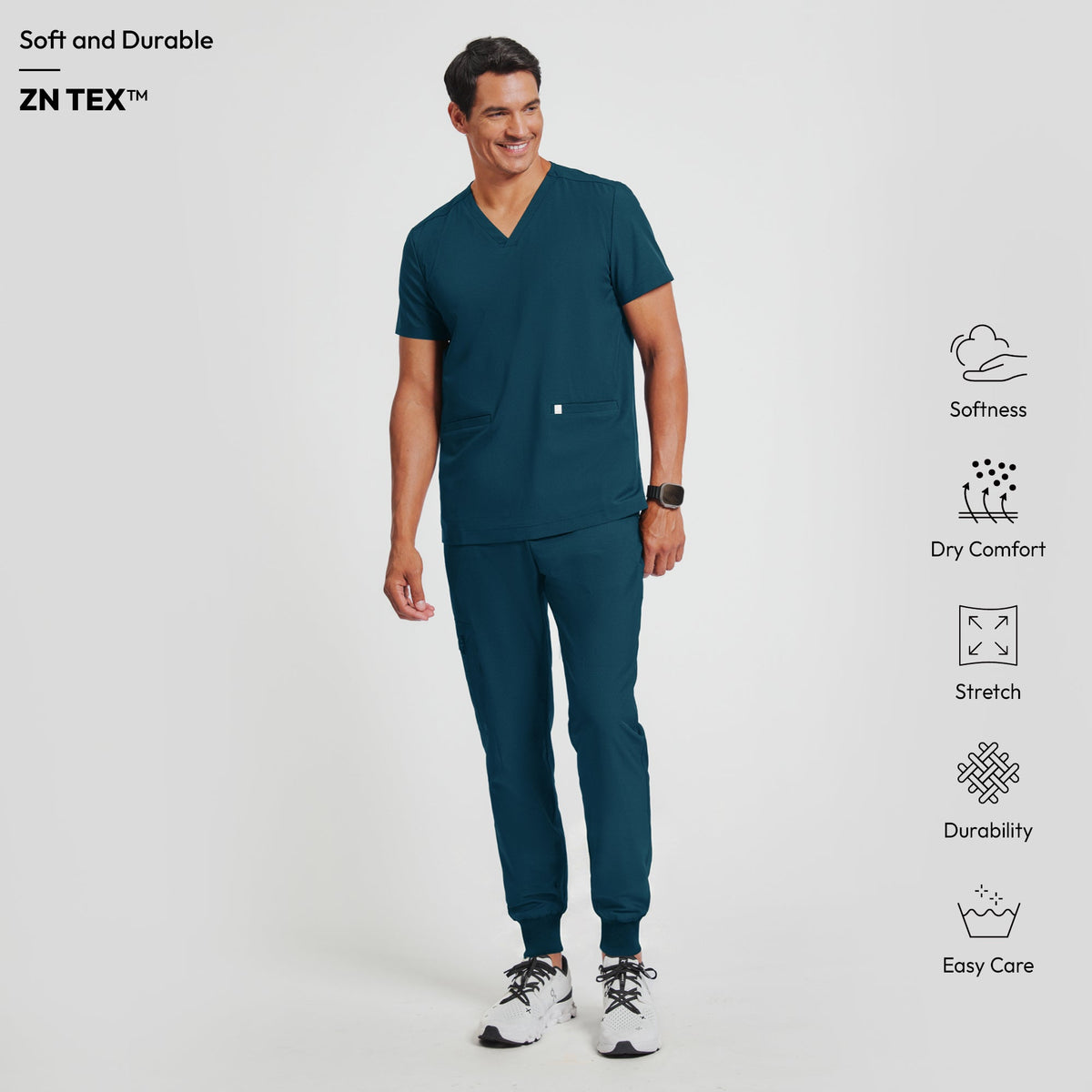 Zenir | M-Double Pocket Scrub Top