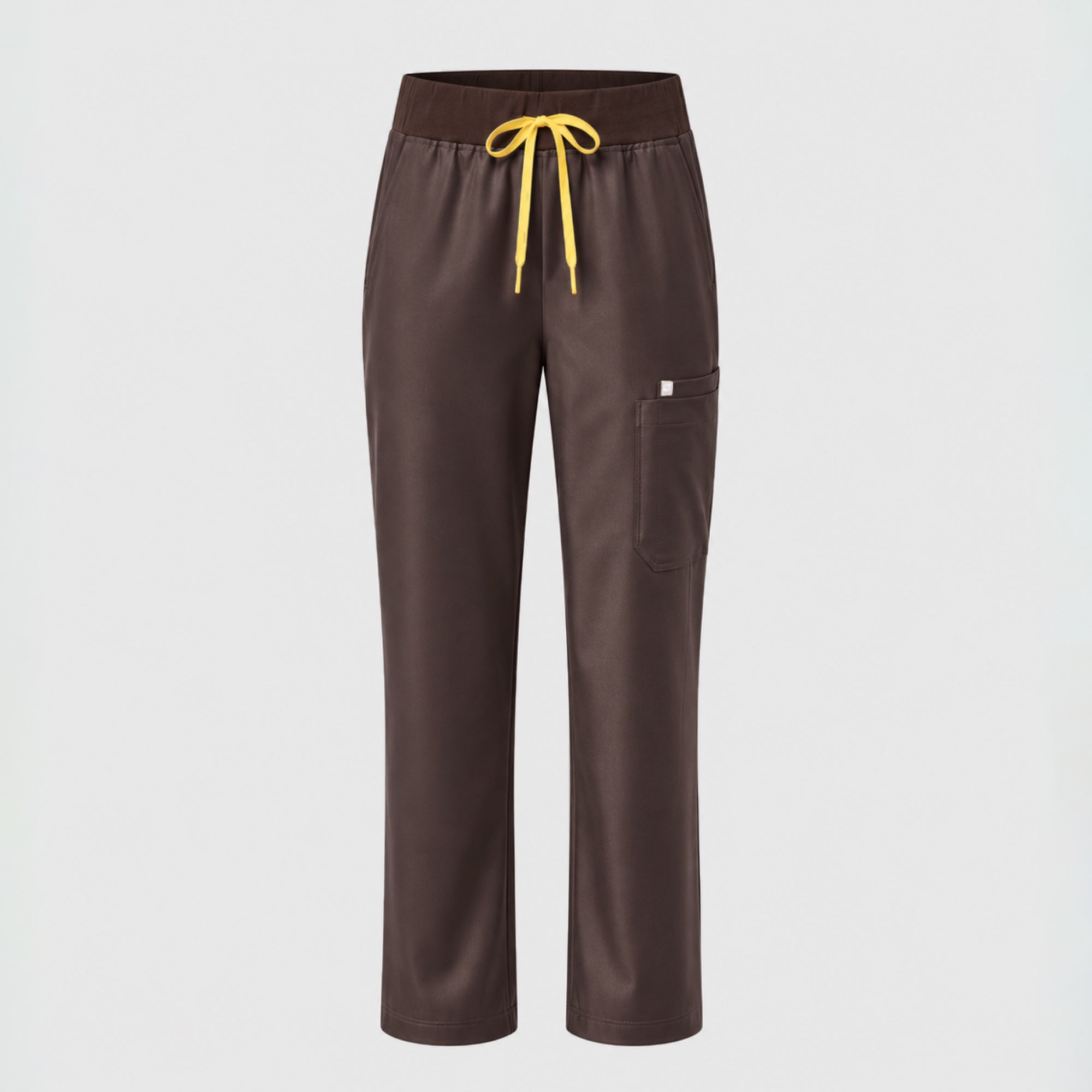 Zenir | Women's Signature Straight Scrub Pants - Brown
