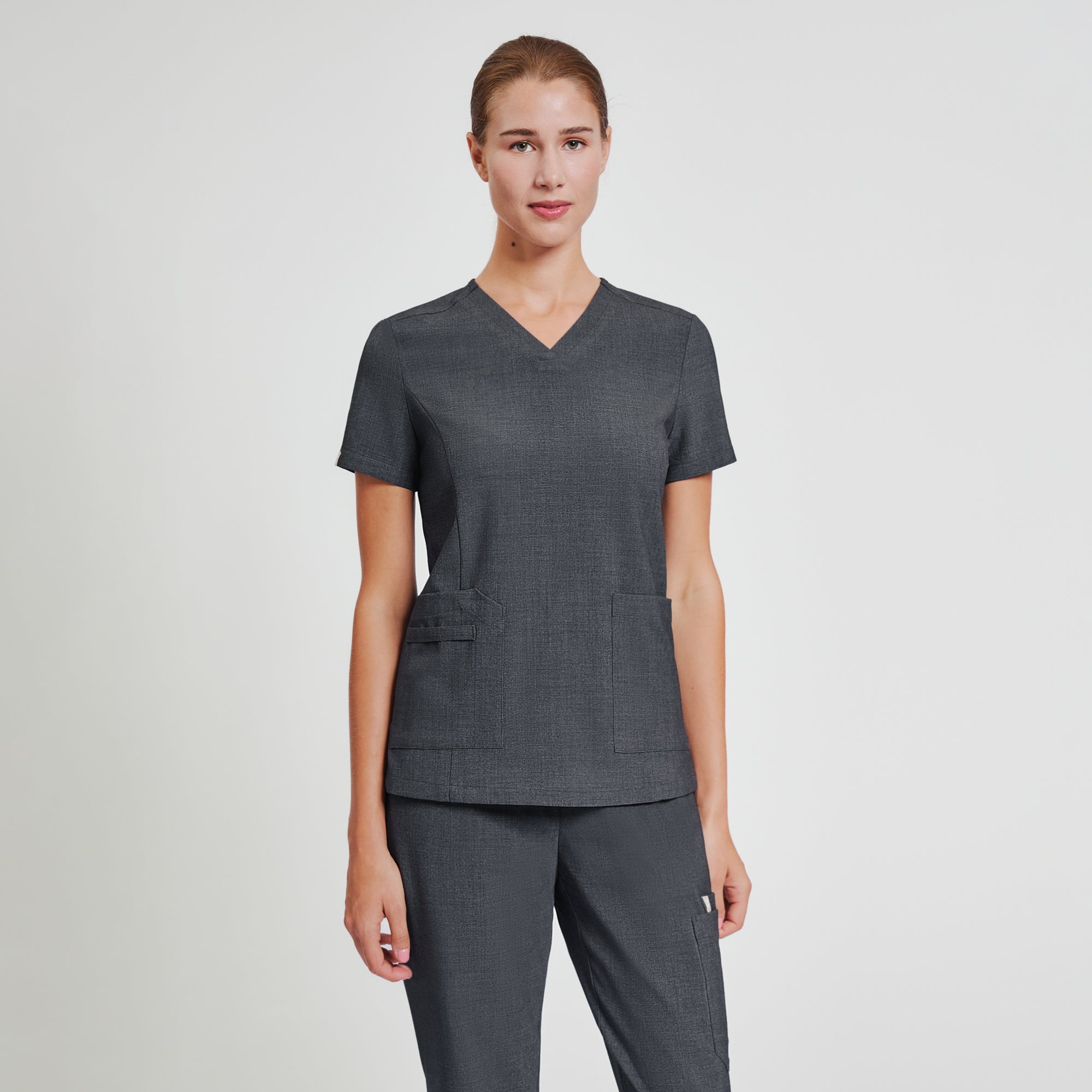 Zenir | Women's Signature Straight Scrub Pants - Charcoal Gray