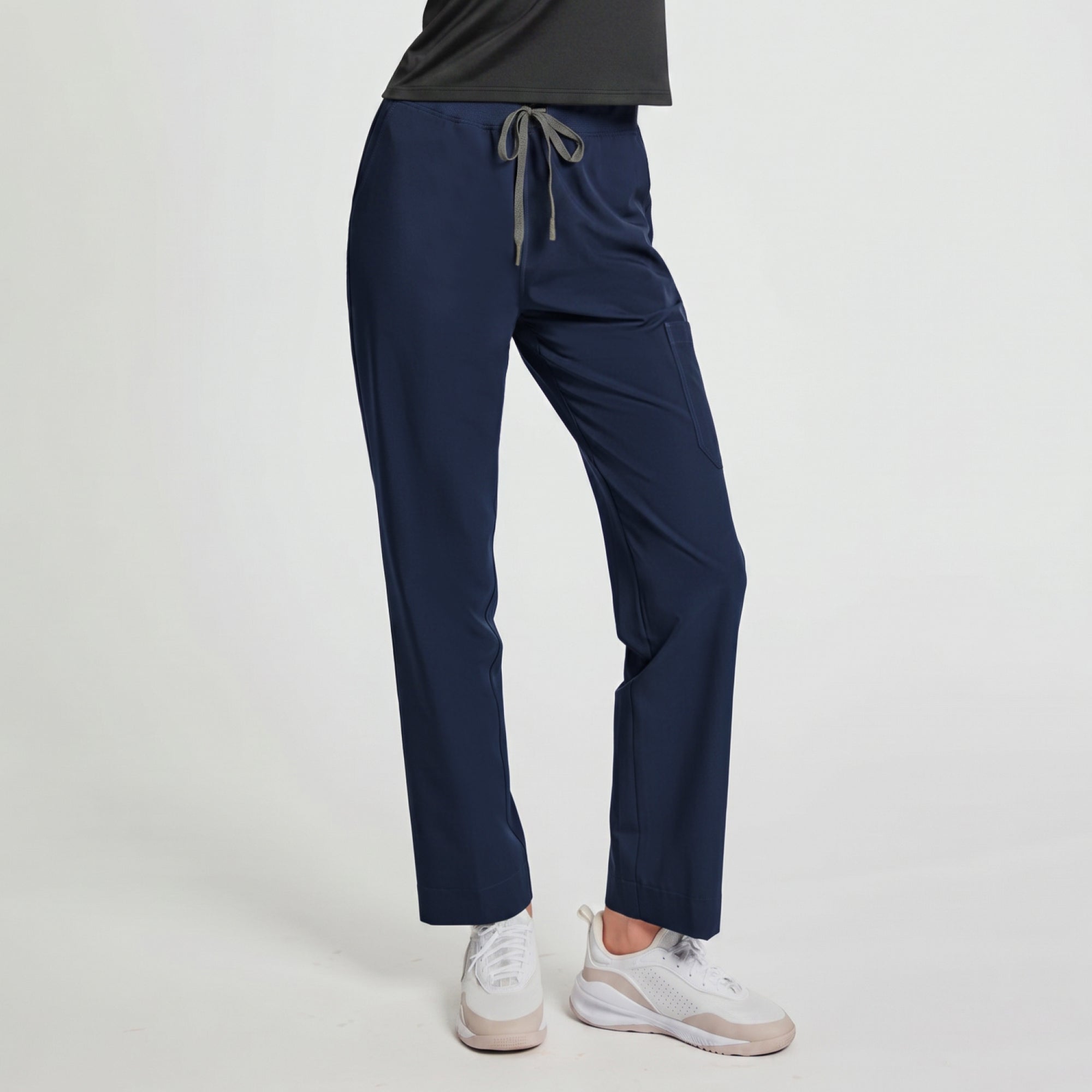 Zenir | Women's Signature Straight Scrub Pants - Navy