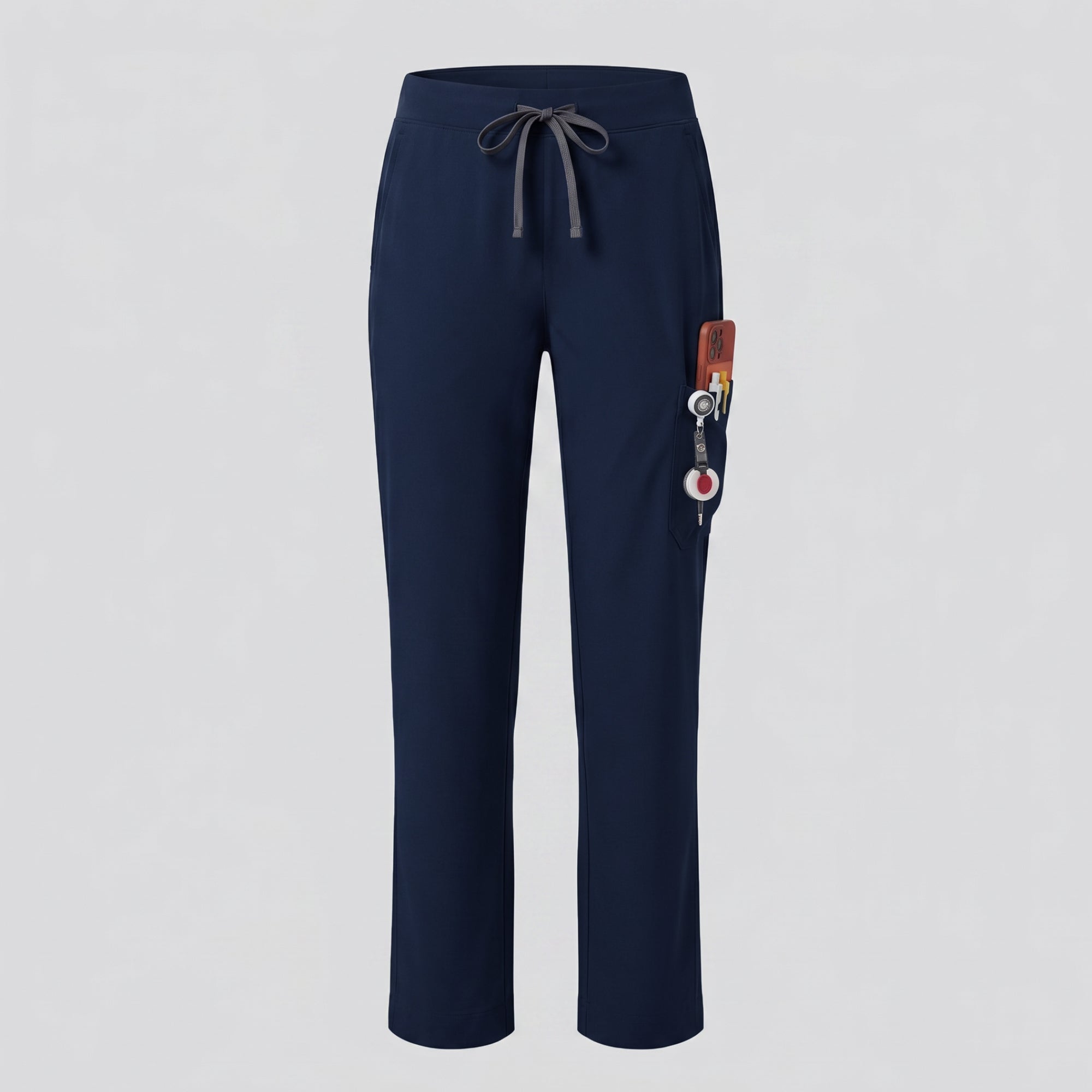 Zenir | Women's Signature Straight Scrub Pants - Navy