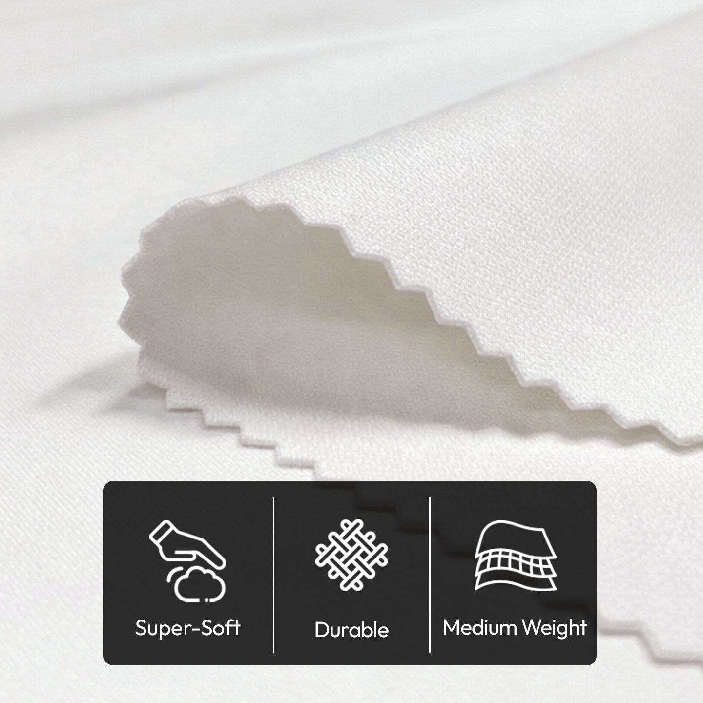 Zenir | Structured Nuevo Short Lab Coat LCW-202 - Ivory White