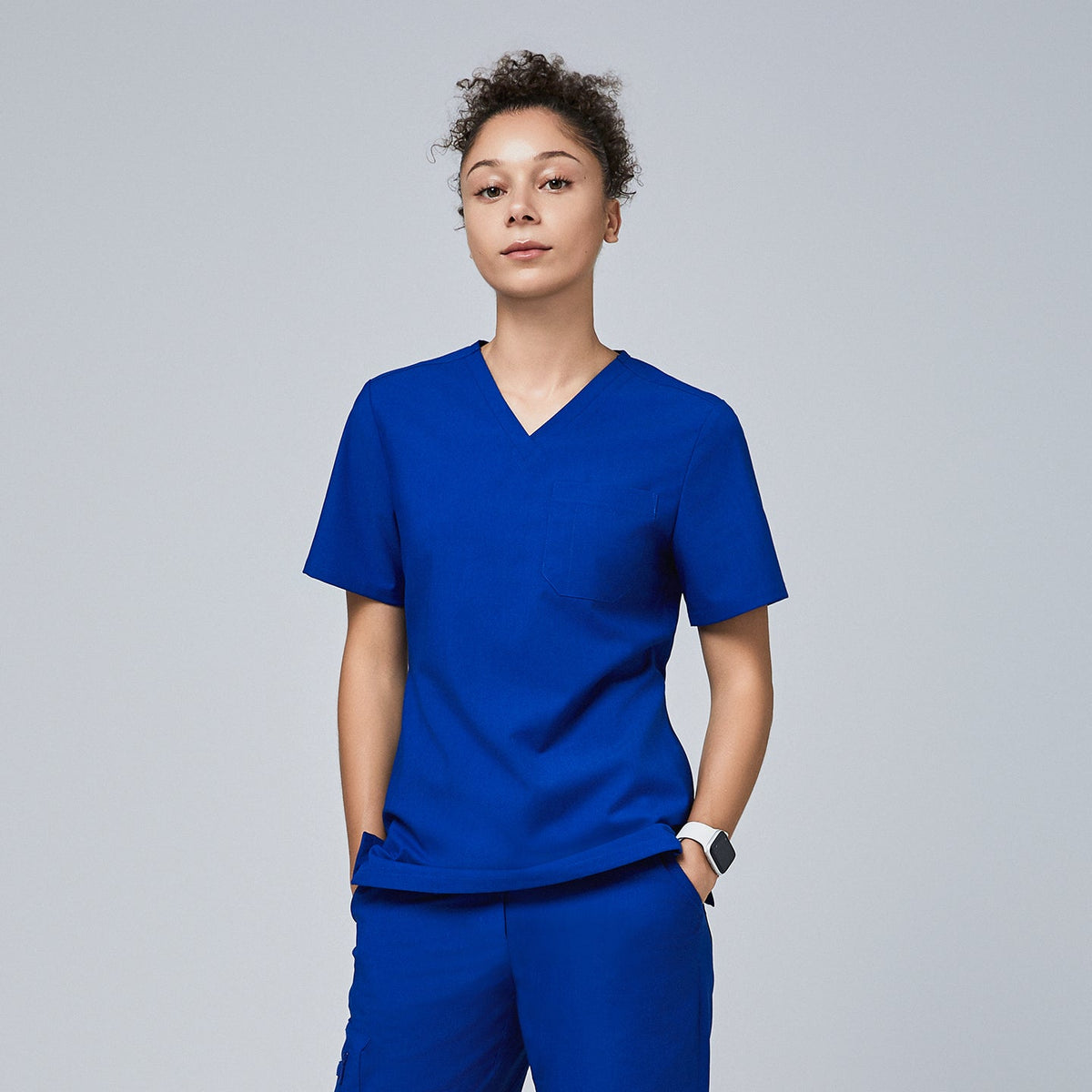 Zenir | W-3-Pocket Scrub Top